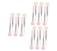 Healeved 18piezas Esponjas De Maquillaje Doble Cabeza Para Ojos De Aplicadores Para Cejas y Pestañas Para Cosméticos Líquidos y Pomadas y Tubo