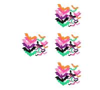 Healeved 192 Piezas Pegatinas Realistas 3d de Murciélagos de Halloween en Pvc para Decoración de Pared y Ventana, Versátiles Fácil Aplicación y Remoción para Fiestas DIY