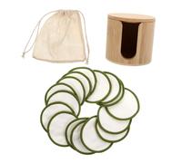 Healeved 1juego Almohadillas Desmaquillantes Reutilizables Pads Bolsa De Tubo Para Limpieza Facial y Remoción De Maquillaje Ecológicas y Lavables