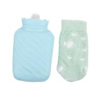 Healeved 1juego Calentador De De Agua Reutilizable Mini Bolsa De Para Invierno Inyección De Agua Para Color Azul