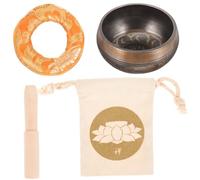 Healeved 1juego Cuencos De Para Cuenco Cantante Alfombrilla y Bolsa Zen Para Relajación y Sanación Mental