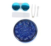 Healeved 1juego Estuche De Lentes De Portátil Accesorios Caja De Cuidado De Lentes De Quicksand para Espejo y Botella De para y Actividades