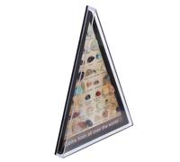 Healeved 1juego Muestras De Minerales Especímenes De Piedras Irregulares Para Enseñanza y Decoración De Para Educación Infantil y Coleccionistas De Cristales