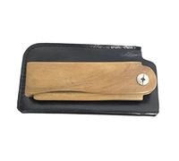 Healeved 1juego Peine De Barba De Madera Con Funda De Peine Compacto Para Cuidado Personal y Estilo De Barba