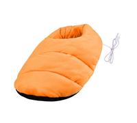 Healeved 1pieza Calentador De Pies Usb Eléctrico De Invierno Zapatillas Térmicas De Felpa Para y Calentador De Pies Portátil Cálidos Días Fríos Naranja