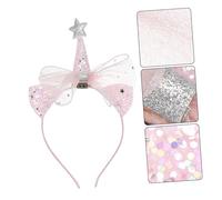 Healeved 1pieza Diadema De Princesa Para Niñas Tocado De Fiesta Rosa Adorno Para Eventos y Fotografía Accesorio Suave y Ligero