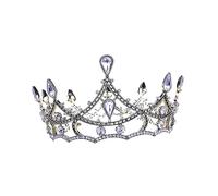 Healeved 1pieza Elegante Diadema De Novia De Rhinestones Accesorio Para Bodas y Fiestas Estilo Retro Barroco Para Damas y Damas De Honor