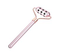 Healeved 1pieza Rodillo Facial De Masaje De Germánio Masajeador De Para Absorción De Productos De Cuidado Reafirmante y Antienvejecimiento Color Rosa