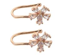 Healeved 2 Anillos Nasales De En Forma De U Anillos Nasales con Clip Joyería Nasal De Falsa