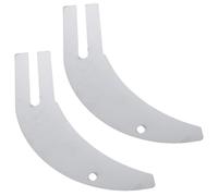 Healeved 2 cuchillas divisoras de seguridad para de mesa - Repuesto de cuchilla divisora para de mesa cromada - Hoja anti-retroceso de 2,5 mm de grosor para trabajos de carpintería pesados