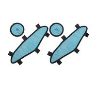 Healeved 2 Juegos Forro Antisudor Azul para Casco de Seguridad, Almohadillas de Malla Reutilizables y Absorbentes de Sudor para Construcción y Soldadura