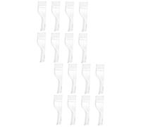 Healeved 2 Juegos Tapa Antipolvo para Cabezal De Cepillo De Cepillos De Tapa del Cepillo De Pasta Cepillo De Electrico Transparent Páginas 8 Uds * 2