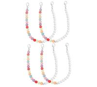 Healeved 2 Pares Cadena De Zapatillas De Perlas Delicado Encanto Hechizas Cadenas Mujer Decoración Cadena De Zapatos Joyería De La Cadena Del Zapato Cadena De Arranque Perlas De Imitación