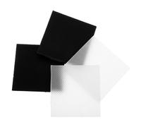Healeved 2 Pares Puntas de Tacón Cuadradas de Goma para Reparación de Tacones Altos, Parches Antideslizantes y Silenciosos para Suela de Zapato, Kit de Reemplazo Eficaz