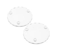 Healeved 2 pesas de tela de cristal para patrones de costura, pesas de plantilla en forma de cúpula, pisapapeles hechos a mano para confección de ropa, accesorios de caligrafía china