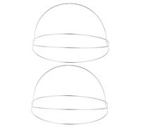 Healeved 2 Piezas Base para Diadema de Hierro Duradero Accesorio para Tocados Mujer para Manualidades y Elaboración de Coronas DIY para Bodas y Fiestas