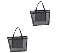 Healeved 2 Piezas Bolsa de Sauna de baño Juguete de baño Viajar Neceser Gimnasio Bolsas de Gimnasio Bolsas de Mano Bolso de Mano de Malla Bolsa de Aseo de Malla portátil Organizador