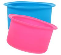 Healeved 2 Piezas Calentador de Cera Cuenco Interior de Silicona Antiadherente Resistente al Calor para Depilación en Casa y Salón, Olla de Cera Profesional