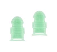 Healeved 2 Piezas Cepillo De Baño De Silicona Depurador Exfoliante De Silicona Depurador Corporal De Silicona Guantes De Baño Para Bebés Niño Masaje Cepillo Para Guantes Gel De Sílice