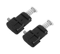 Healeved 2 Piezas Clip Metálico de Bloqueo para Asa Telescópica de Maleta, Accesorio de Varilla Resistente y Fácil de Usar para Reemplazo Rápido en Equipaje Negro