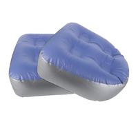 Healeved 2 Piezas Cojín Inflable de Baño con Ventosas PVC, Soporte Extra, | Asiento Cómodo, Fijación Antideslizante, para Spa y Sauna, Color Variable