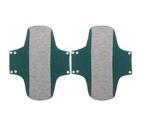 Healeved 2 Piezas Compresas Posparto Ultrafinas Lavables para Incontinencia Femenina, 2 Unidades, Algodón Transpirable, Protección Antifugas, Tamaño 22x28 Cm, Color Verde para Cuidado