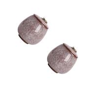 Healeved 2 Piezas contenedor de - Frasco cerámica práctico Jarra cerámica uñas Jarra cerámica acrílico humedecer mascota Poseedor lata de cerámica herramienta de arte de uñas