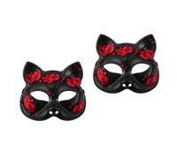 Healeved 2 Piezas de para Halloween Reutilizable Media Cara Resistente y Fácil de Limpiar Accesorio Versátil para Cosplay y Fiestas de Disfraces