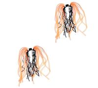 Healeved 2 Piezas Diadema Ligera Venda Víspera De Decoraciones De Halloween Banda Para El Cabello Para Mujeres Chica Accesorio De Halloween Naranja Color Aleatorio