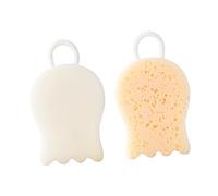 Healeved 2 Piezas Esponja De Baño Unidades Bolas Exfoliantes Cómodas Baño Bolas Elásticas Blancas Para Frotar Accesorios De Creativos Para Ducha y Cuerpo