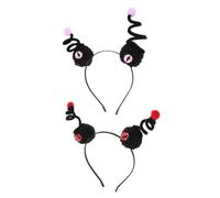 Healeved 2 Piezas Halloween Eyeball Headbands Set Scary Monster Hair Accessories Elastic Fit Spooky Headdress For Party Cosplay Performance