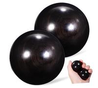 Healeved 2 Piezas Herramienta De Masaje Herramientas De Masaje De Madera Herramienta De Masaje De Bolas De Madera Bolas Rodantes De Mano Bolas De Masaje De Ejercicio Manual Balonmano