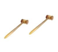 Healeved 2 Piezas Masajeador Placa De Masaje Gua Sha Horn Tabla De Raspar Gua Sha Herramientas De Spa Herramienta De Masaje De Raspado Raspador De Gatillo Chino Familiar Rodillo Cuernos