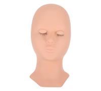 Healeved 2 Piezas Modelo De Cabeza Para Práctica De Pestañas Cabeza De Maniquí De Cara Para Extensiones De Pestañas Uso Salón o Casa Diseño Realista y Duradero