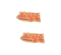 Healeved 2 Piezas Pegatinas Halloween de Heridas Falsas Realistas Adhesivos Corporales Impermeables y Resistentes al Sudor Decoración para Disfraces Vampiro y Fiesta Temática