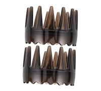 Healeved 2 Piezas Peine Masajeador para Cabelludo Plástico Resistente Peine de Dientes Anchos para Masaje y Exfoliación del Cabelludo con Diseño Redondo para Hombres y Mujeres