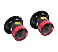 Healeved 2 Piezas Pequeña Lupa Agente De Mudanzas Gafas Led Ojo Patas Pantalla De Lupa del Teléfono Joyeros Iluminados Portátil Joyería Bloqueo De Luz Círculo Quebrar Metal
