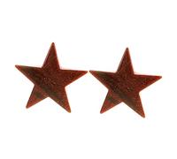 Healeved 2 Piezas Piedra Natural Decoración De Bricolaje De Piedra Accesorios De Interior Estatuilla De Diseño De Estrella Adorno De Piedra Para El Hogar Mini Accesorios Fiesta Golden