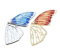 Healeved 2 Piezas ramillete de broche Pins lindos broche floral Joyas para mujeres alfiler pasadores broches de aleación broche de ala
