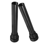 Healeved 2 Piezas Reemplazos de Tubos de Trampolín con Almohadillas de Goma Antideslizantes para Patas de Acero Negro, Accesorios Seguros y Duraderos para Trampolines Exteriores