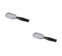Healeved 2 Piezas Removedor De Callos Duradero Removedor De Archivos De Pie Lima De Callos Para Pies Removedor De Pie Herramienta Depurador De Talón Depurador De Pies De Pedicura Black