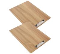 Healeved 2 Piezas Tabla de Dibujo, Tablero de Dibujo de Madera y Bambú, Superficie Lisa, Compatible con Varios Papeles, para Entrenamiento Artístico Diario y Boceto al Aire Libre,