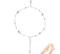 Healeved 2 Piezas Tobilleras Ajustables de Estrellas para Mujer de Doble Capa Pulseras de Tobillo de Boho para Ocasiones