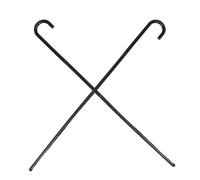 Healeved 2 Piezas Unidades Bastón de Mago Negro de Secciones Muletas de Baile para Jazz Accesorio Ligero y Realista para Actuaciones Escenario Fiestas de Carnaval y Fotografía