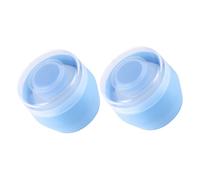 Healeved 2 piezas Unidades Caja de Puff para Polvo de Niña con Esponja Suave y Tamiz para Cuidado Infantil Práctico y Duradero para Recién Nacidos y Niñas