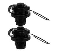 Healeved 2 Piezas Válvula de Aire para Kayak Válvula Inflable de Repuesto con Adaptador de Enchufe Espiral de Resistente Fugas para Inflar y Desinflar Canoas y Tablas Paddle Surf Rápida y