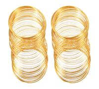 Healeved 2 rollos de alambre de memoria de acero inoxidable para la fabricación de joyas - Bobina de alambre flexible y recortable para la creación de joyas y manualidades con cuentas - Bobina de