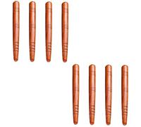 Healeved 2 Series Palo De Acupuntura Palo De Masaje Masajeador De Puntos De Acupuntura Varilla De Masaje Pluma De Punto De De Acupresión De Madera Brown 4 Piezas*2