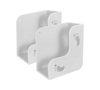 Healeved 2 soportes de pared para báscula de baño - Organizador de báscula digital que ahorra espacio - Soporte adhesivo resistente para debajo del armario del baño, la cocina y el gimnasio