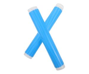 Healeved 2 Unidades Funda de Silicona Antideslizante Moderna y Versátil Azul, Fácil de Instalar para Mango de Caña de Pescar para Pesca al Aire Libre